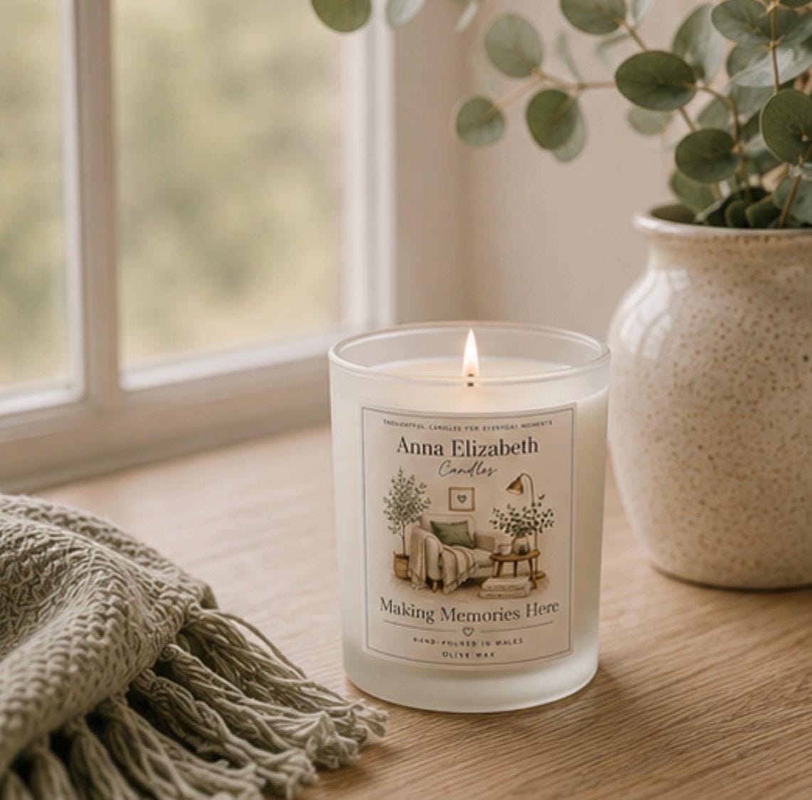 New Home Candle, Housewarming Gift, Making Memories Here, New House Gift, First Home Gift, Gift for Couple, Handmade Candle