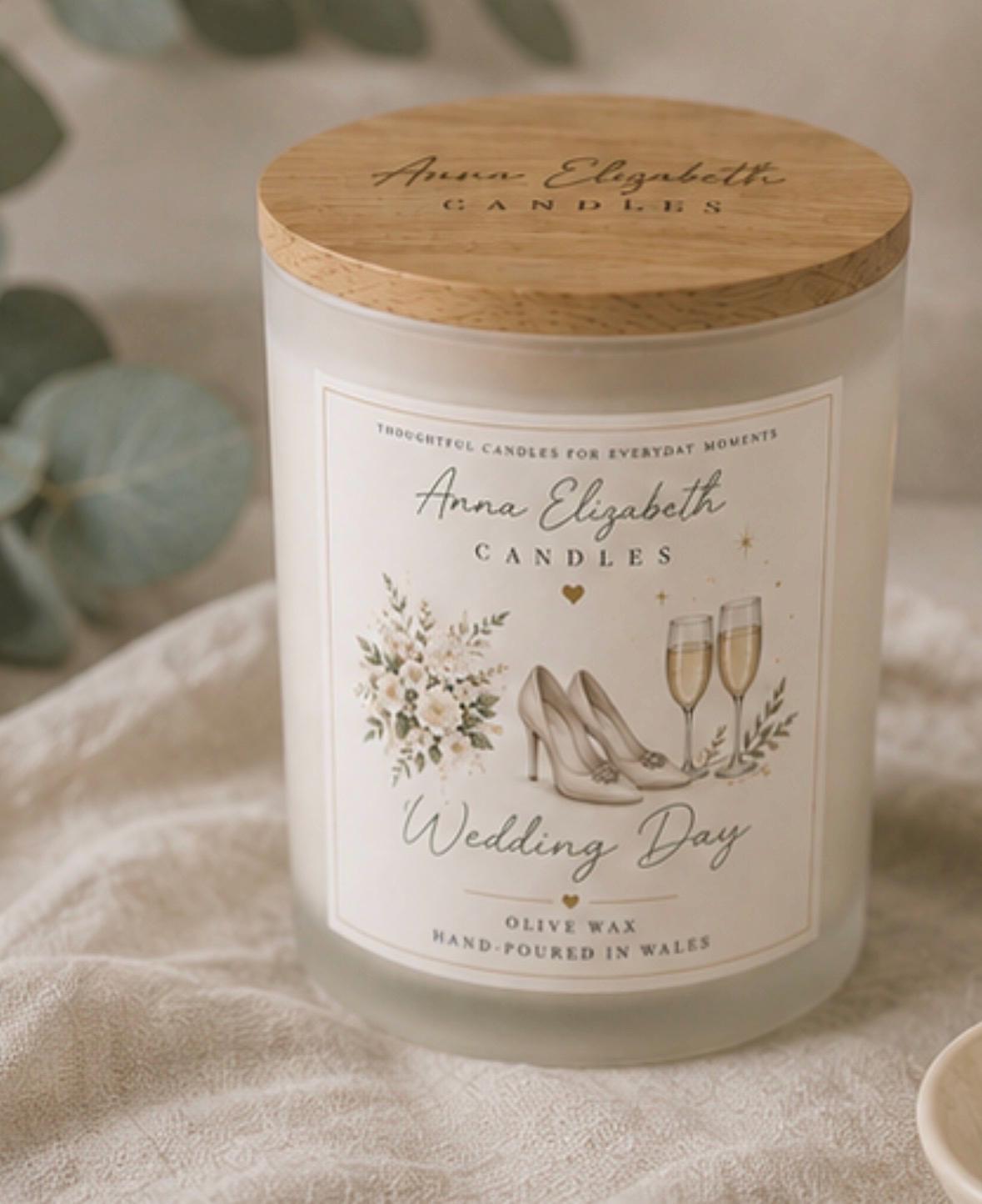 Wedding Gift, Wedding Candle, Wedding Day Gift, Gift for Bride, Newlywed Gift, Bride to Be Gift, Congratulations Wedding Gift