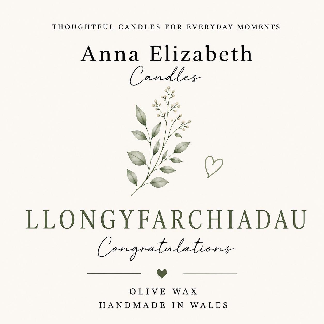 Llongyfarchiadau Candle, Welsh Congratulations Gift, Welsh Candle, Congratulations Gift for Her, Handmade in Wales