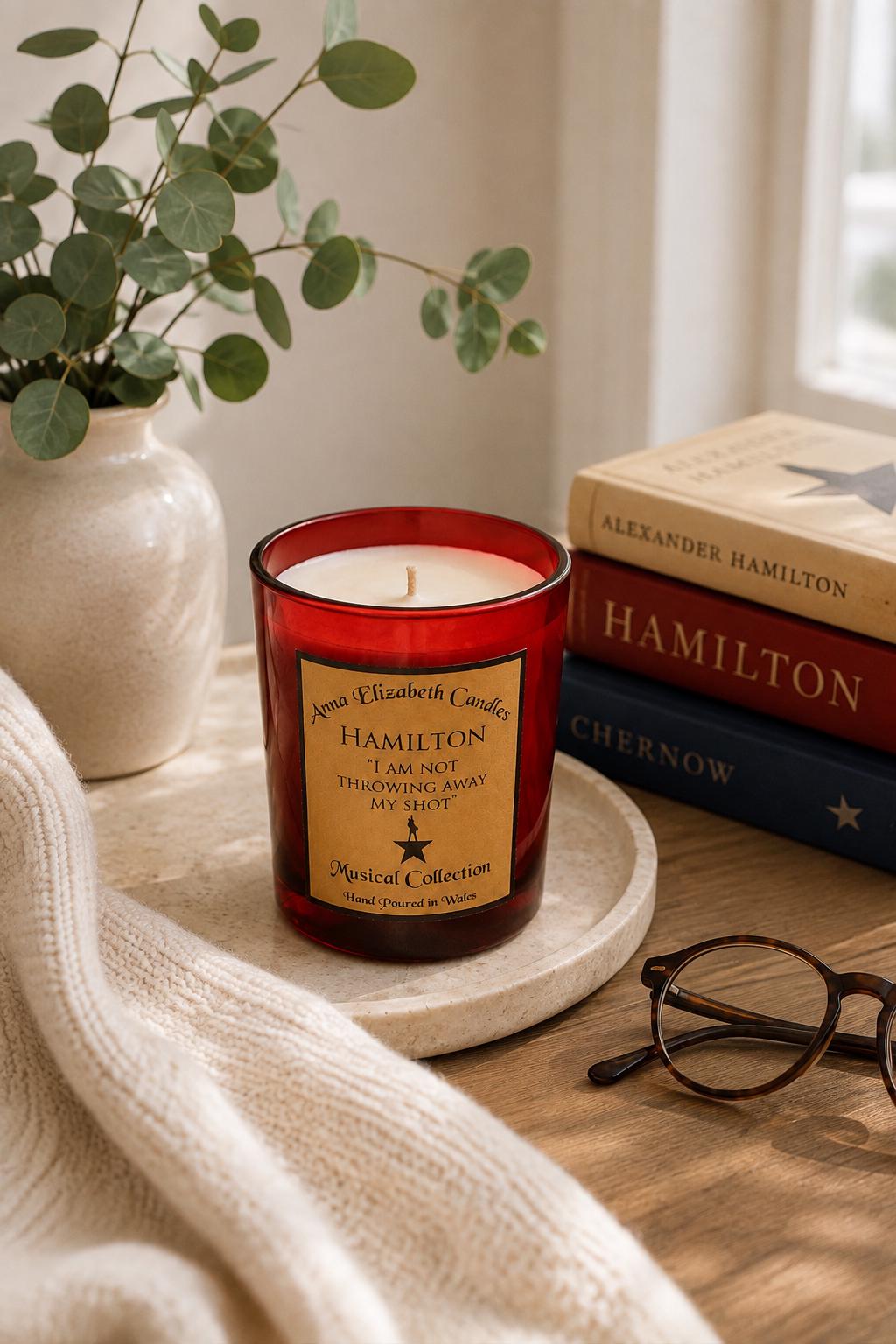 Hamilton Candle | Hamilton Musical Gift | Gift for Hamilton Fans | Musical Theatre Gift | Handmade Candle