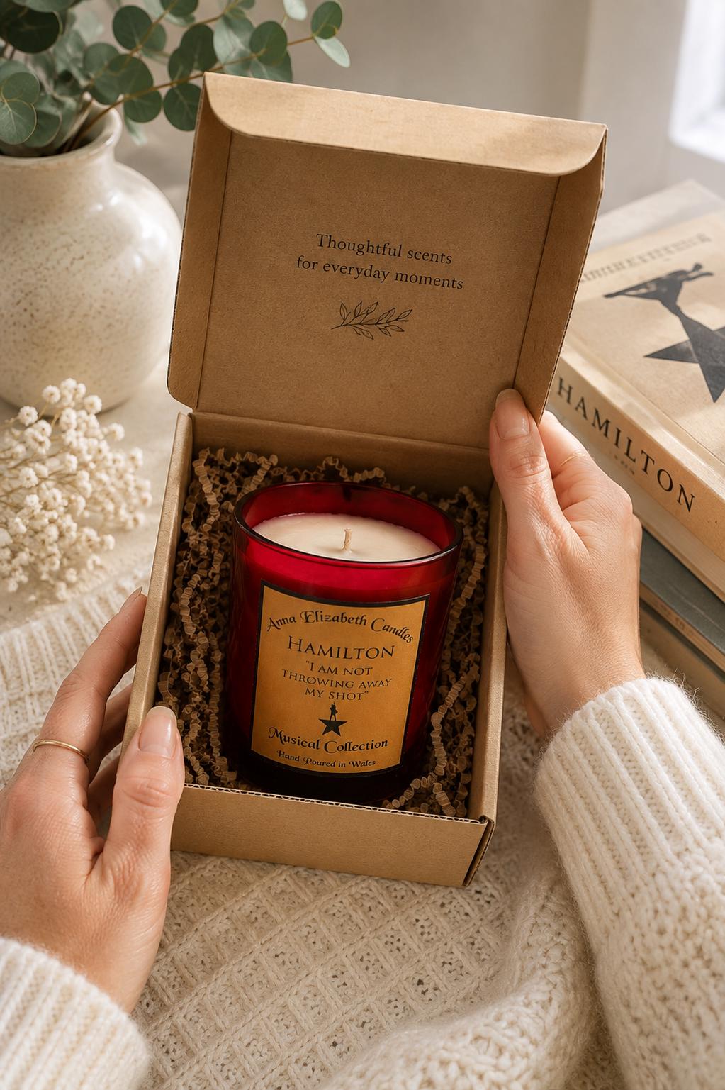 Hamilton Candle | Hamilton Musical Gift | Gift for Hamilton Fans | Musical Theatre Gift | Handmade Candle