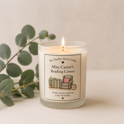 Personalised Teacher Gift | Custom Teacher Candle | Thank You Teacher Gift | Handmade Candle | End of Term Gift
