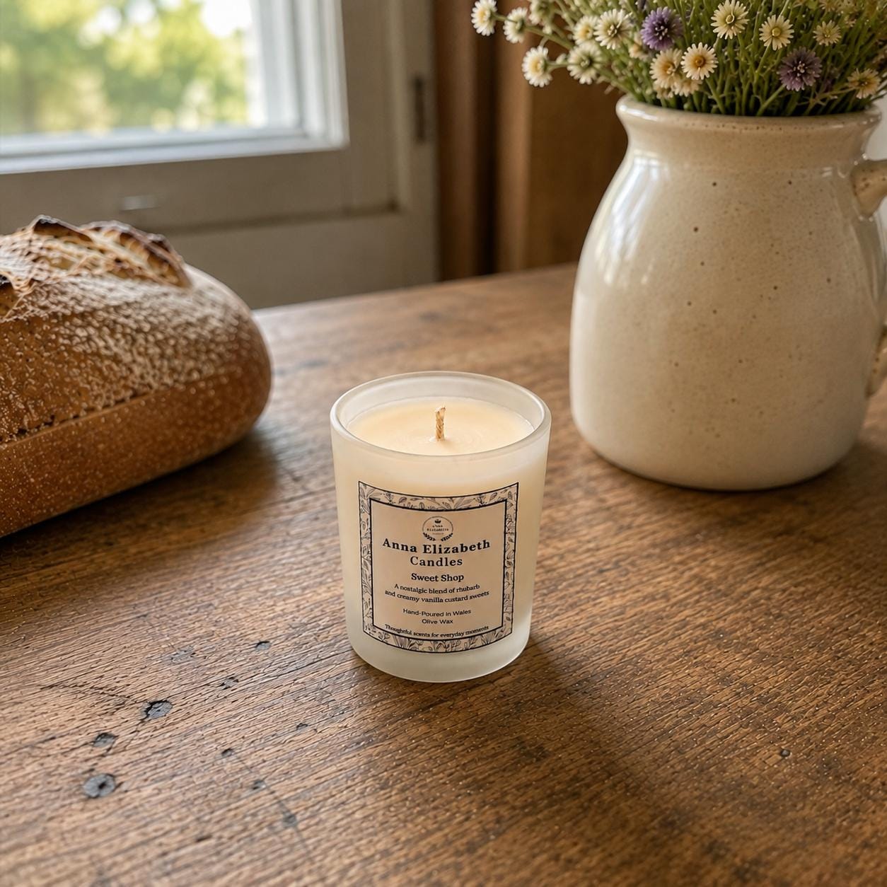 Mini Scented Candle, Small Scented Candle, Olive Wax Candle, Refillable Candle, Home Fragrance Gift