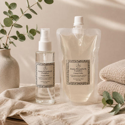 Room Spray Refill, Home Fragrance Refill Pouch, Refillable Room Spray, Linen & Fabric Spray Refill, Eco Home, Choose Your Scent, Room Mist
