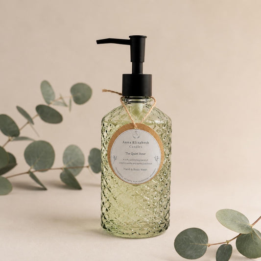 Hand & Body Wash, Scented Body Wash, Refillable Glass Bottle, Liquid Hand Soap, Home Fragrance, Bathroom Essentials