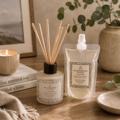 Reed Diffuser Refill Pouch, Diffuser Refill Oil, Home Fragrance Refill, Long Lasting Room Scent, Eco Friendly Refill