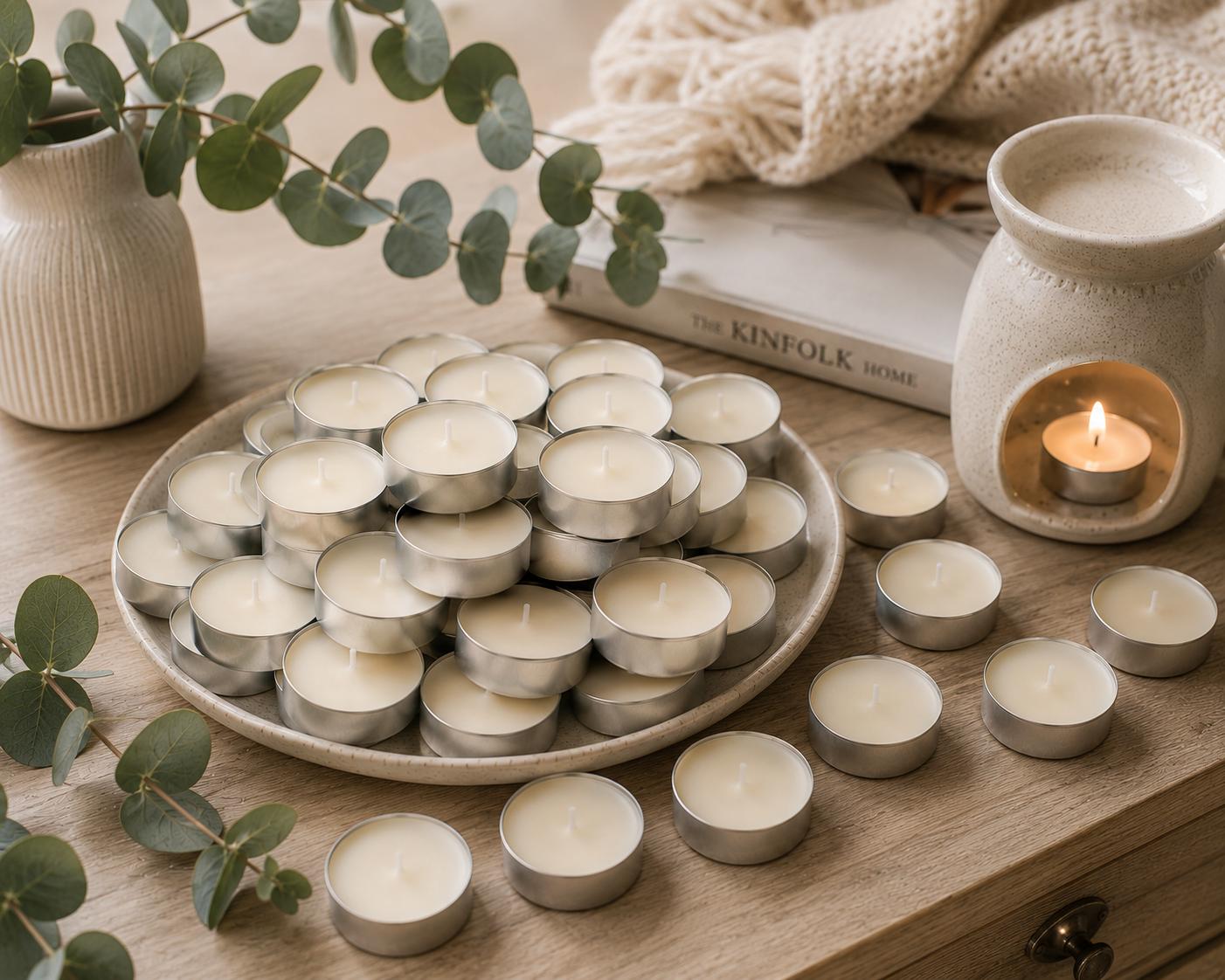 Scented Tealights, Handmade Tealights, Tealight Gift Box, Home Fragrance, Letterbox Gift, Candle Gift, Long Burning Tealights