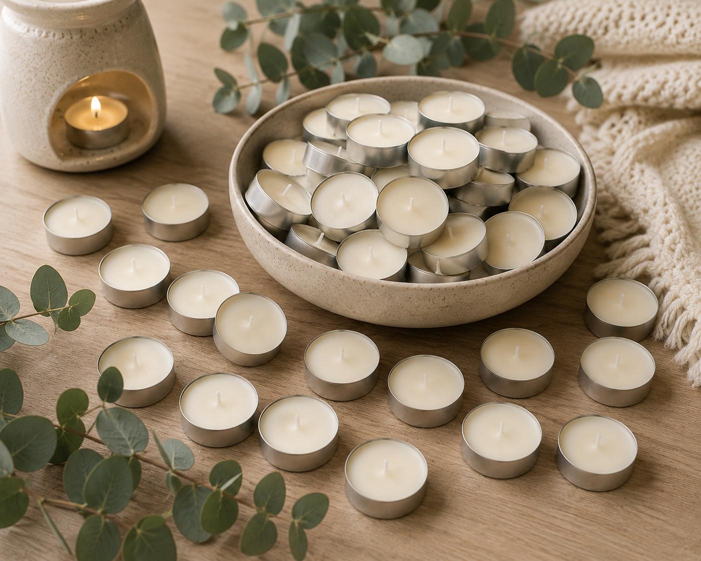 Scented Tealights, Handmade Tealights, Tealight Gift Box, Home Fragrance, Letterbox Gift, Candle Gift, Long Burning Tealights