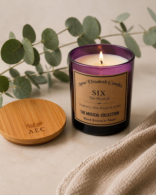 Six The Musical Candle, Musical Theatre Gift, Theatre Lover Gift, Broadway Candle, Empowering Candle, Queen Inspired Gift