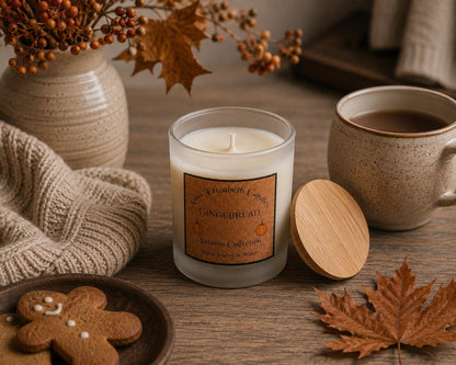 Autumn Scented Candle, Handmade Candle, Refillable Candle, Pumpkin Spice Candle, Home Fragrance, Autumn Decor