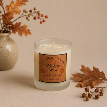 Autumn Scented Candle, Handmade Candle, Refillable Candle, Pumpkin Spice Candle, Home Fragrance, Autumn Decor