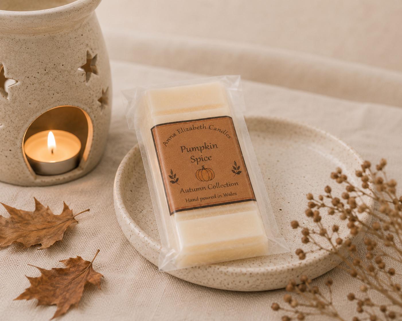 Autumn Wax Melts, Pumpkin Spice Wax Melts, Handmade Wax Melts, Home Fragrance, Scented Wax Melts, Autumn Collection