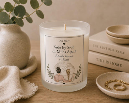 Personalised Friendship Candle, Best Friend Gift, Custom Candle, Friendship Gift, Handmade in Wales