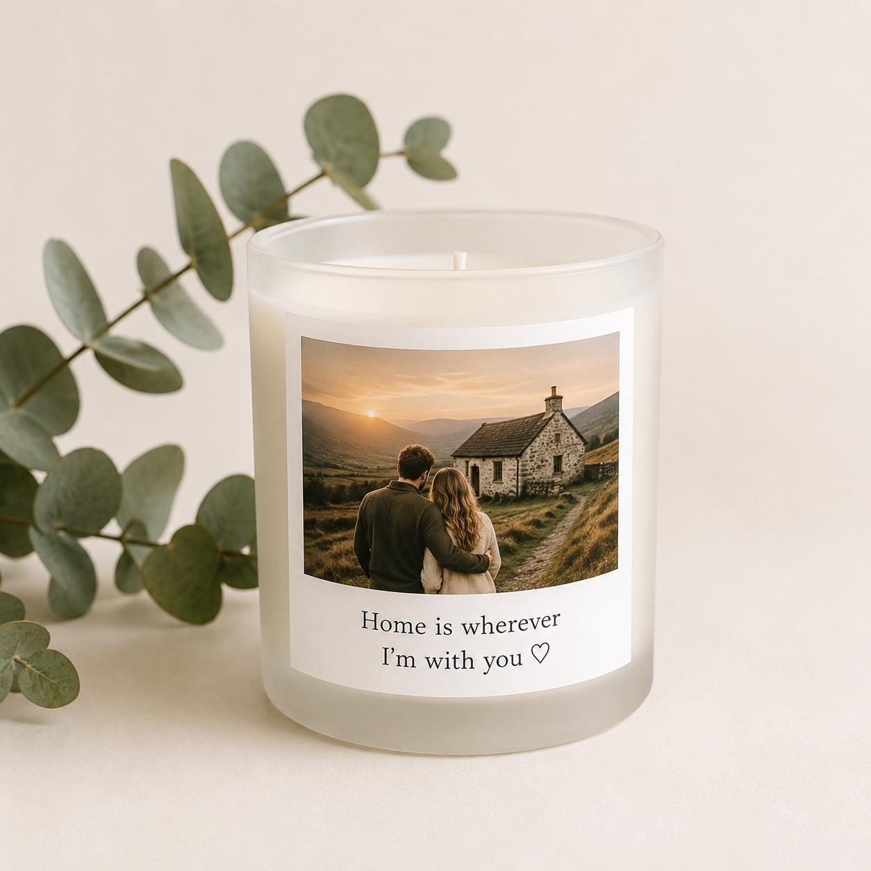 Personalised Photo Candle, Custom Photo Gift, Candle with Picture, Personalised Candle, Gift for Any Occasion