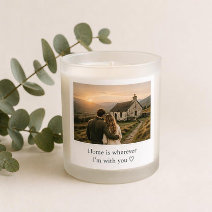 Personalised Photo Candle, Custom Photo Gift, Candle with Picture, Personalised Candle, Gift for Any Occasion