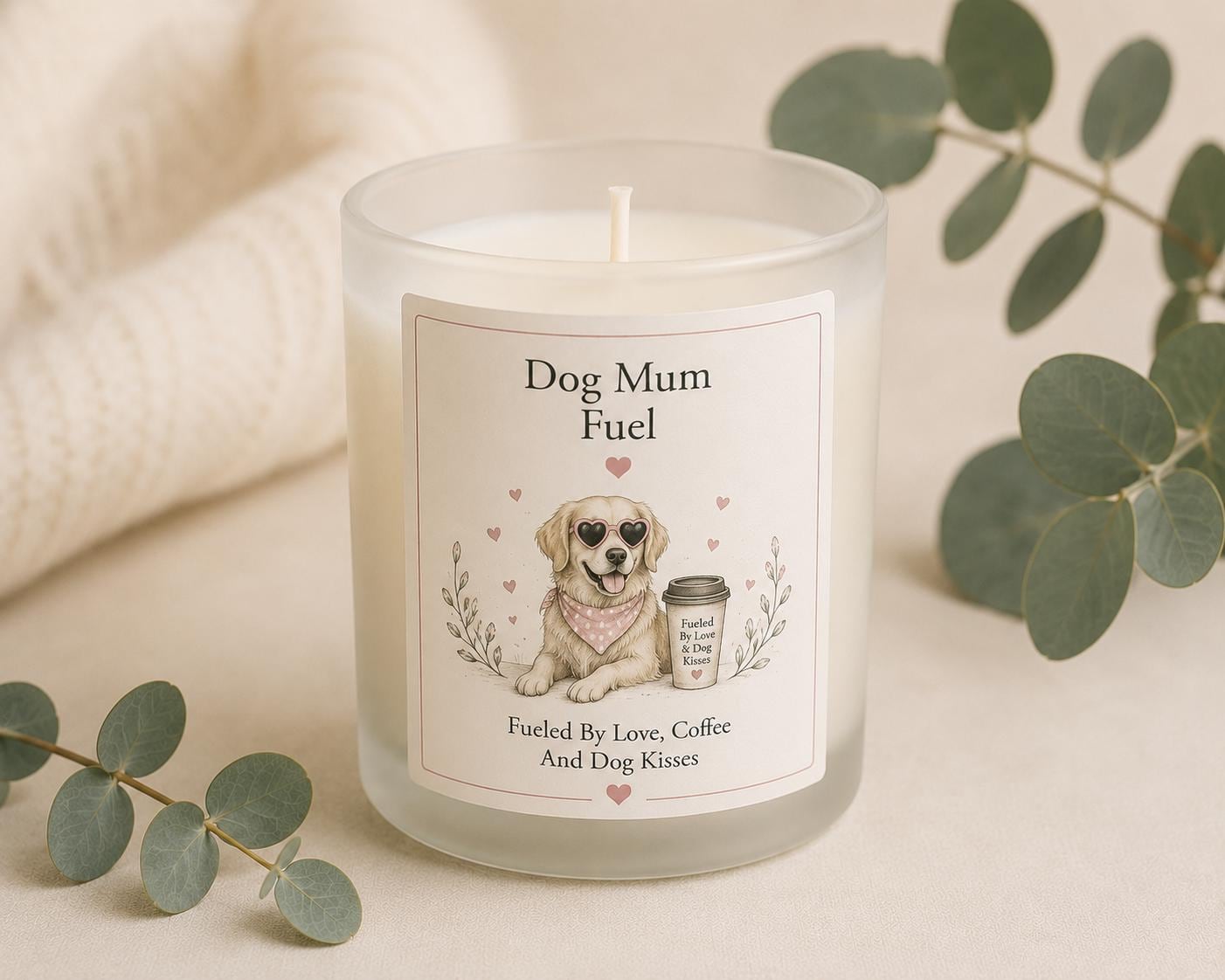 Personalised Pet Candle, Dog Mum Gift, Cat Mum Gift, Pet Lover Gift, Custom Pet Gift, Gift for an animal lover