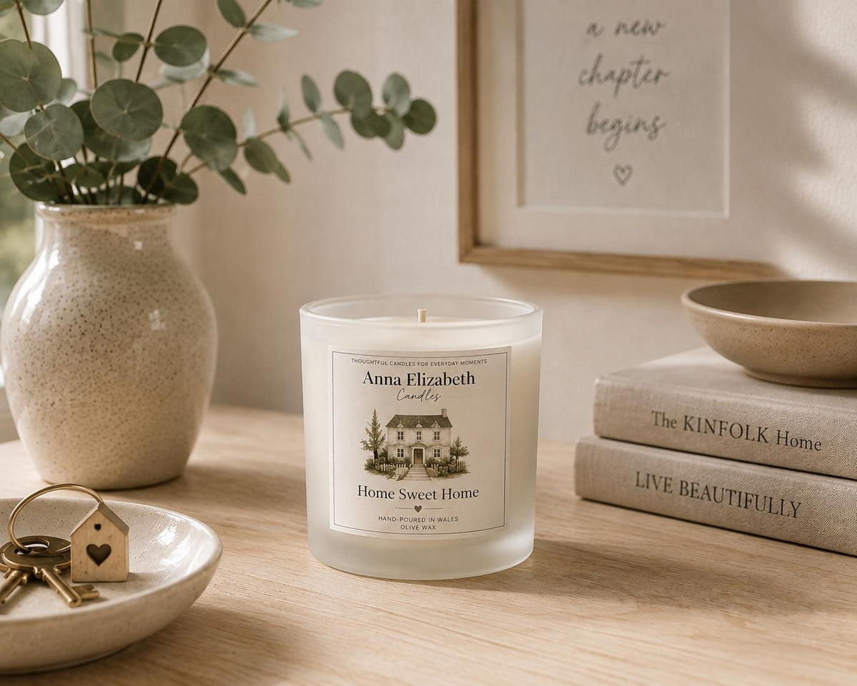 New Home Candle, Housewarming Gift, Home Sweet Home Candle, New House Gift, Handmade Candle, Scented Candle Gift