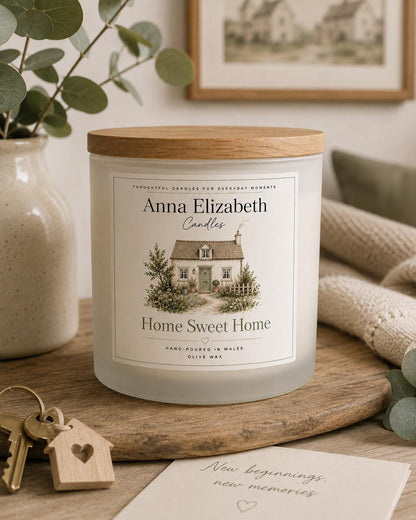 New Home Candle, Housewarming Gift, Home Sweet Home Candle, New House Gift, Handmade Candle, Scented Candle Gift