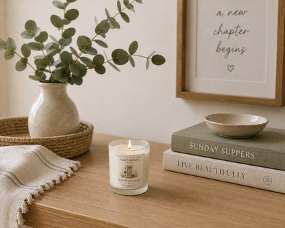 New Home Candle, New Beginnings Gift, Housewarming Gift, New House Gift, First Home Gift, Moving House Present, Handmade Candle