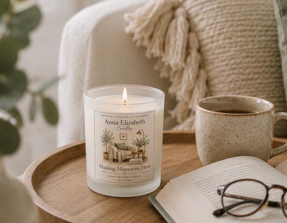 New Home Candle, Housewarming Gift, Making Memories Here, New House Gift, First Home Gift, Gift for Couple, Handmade Candle