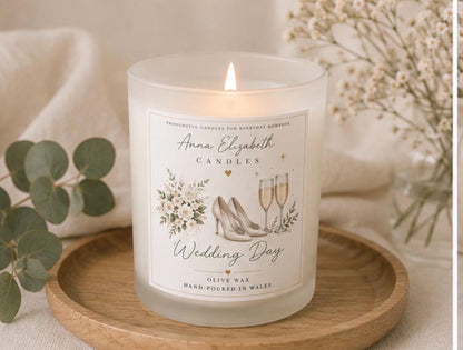 Wedding Gift, Wedding Candle, Wedding Day Gift, Gift for Bride, Newlywed Gift, Bride to Be Gift, Congratulations Wedding Gift