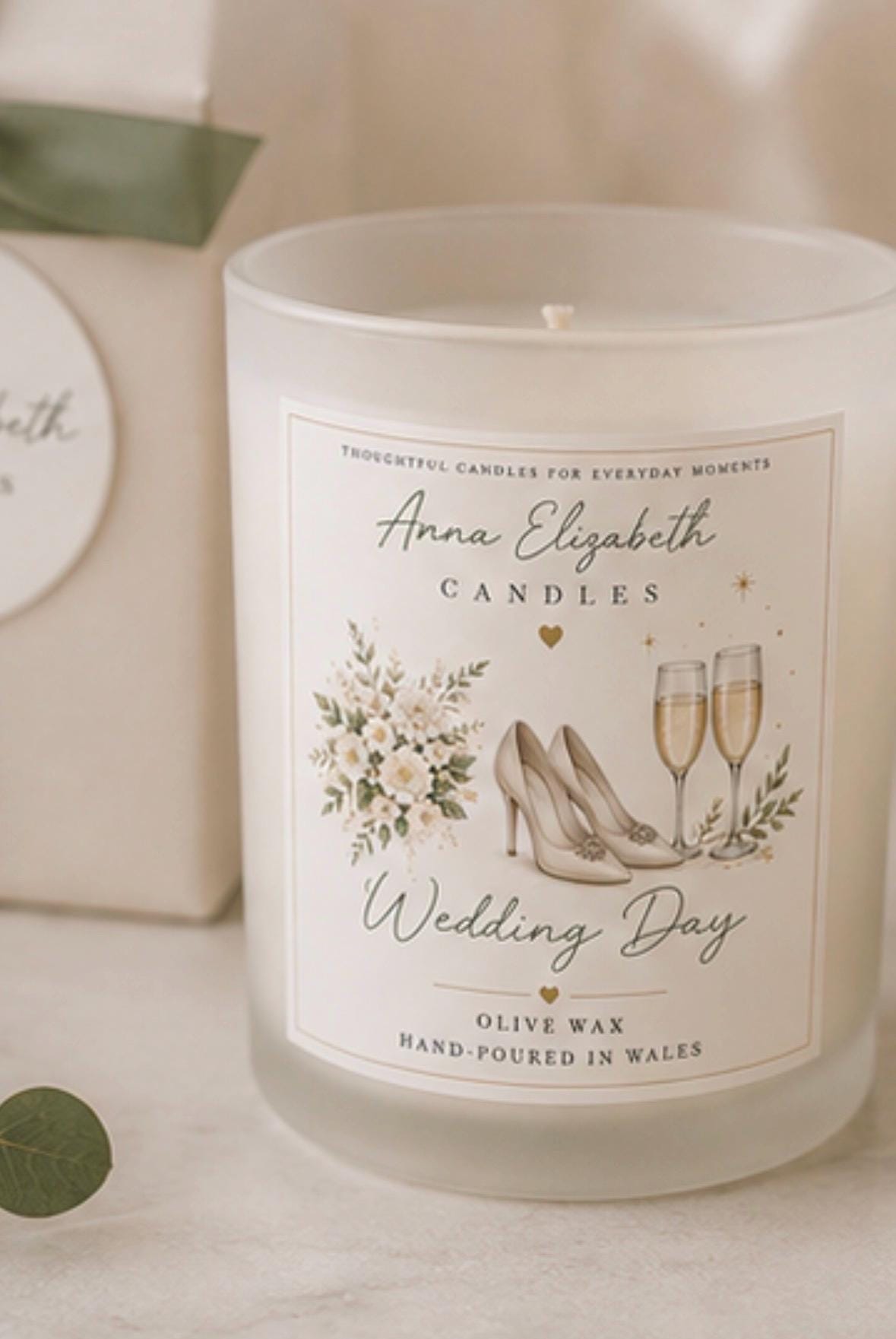 Wedding Gift, Wedding Candle, Wedding Day Gift, Gift for Bride, Newlywed Gift, Bride to Be Gift, Congratulations Wedding Gift