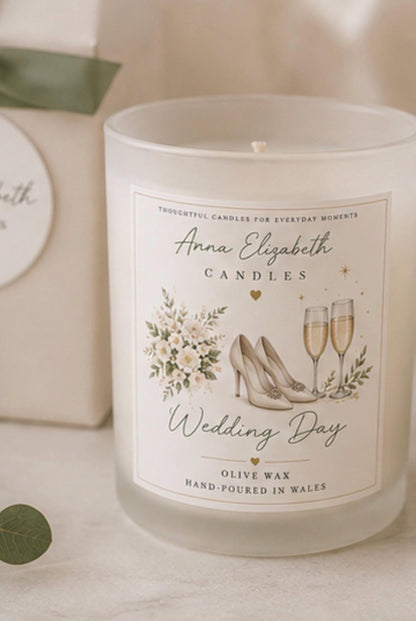 Wedding Gift, Wedding Candle, Wedding Day Gift, Gift for Bride, Newlywed Gift, Bride to Be Gift, Congratulations Wedding Gift