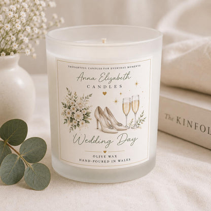 Wedding Gift, Wedding Candle, Wedding Day Gift, Gift for Bride, Newlywed Gift, Bride to Be Gift, Congratulations Wedding Gift