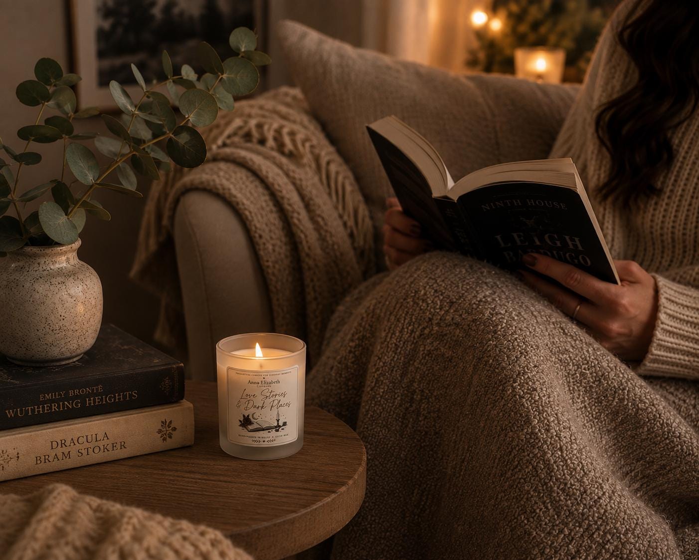 Gothic Romance Candle | Book Lover Gift | Love Stories & Dark Places | Gift for Readers | Bookish Candle | Dark Romance Gift