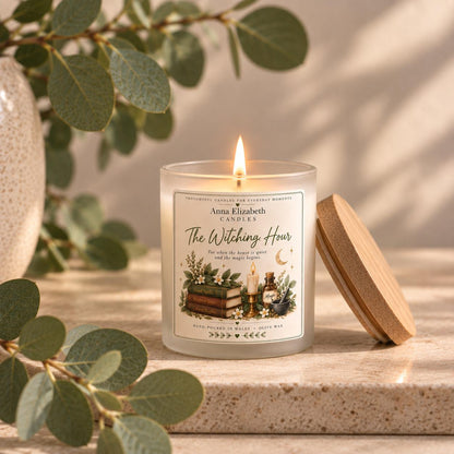 The Witching Hour Candle, Witchy Candle, Magic Inspired Gift, Autumn Candle, Cosy Candle, Witch Gift, Themed Candle