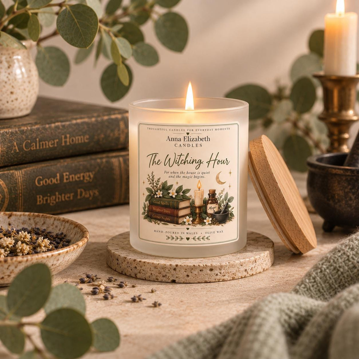 The Witching Hour Candle, Witchy Candle, Magic Inspired Gift, Autumn Candle, Cosy Candle, Witch Gift, Themed Candle