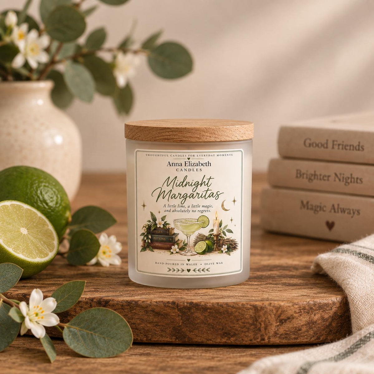 Midnight Margaritas Candle, Witchy Candle, Magic Inspired Candle, Autumn Candle, Margarita Gift, Cosy Home Gift, Themed Candle