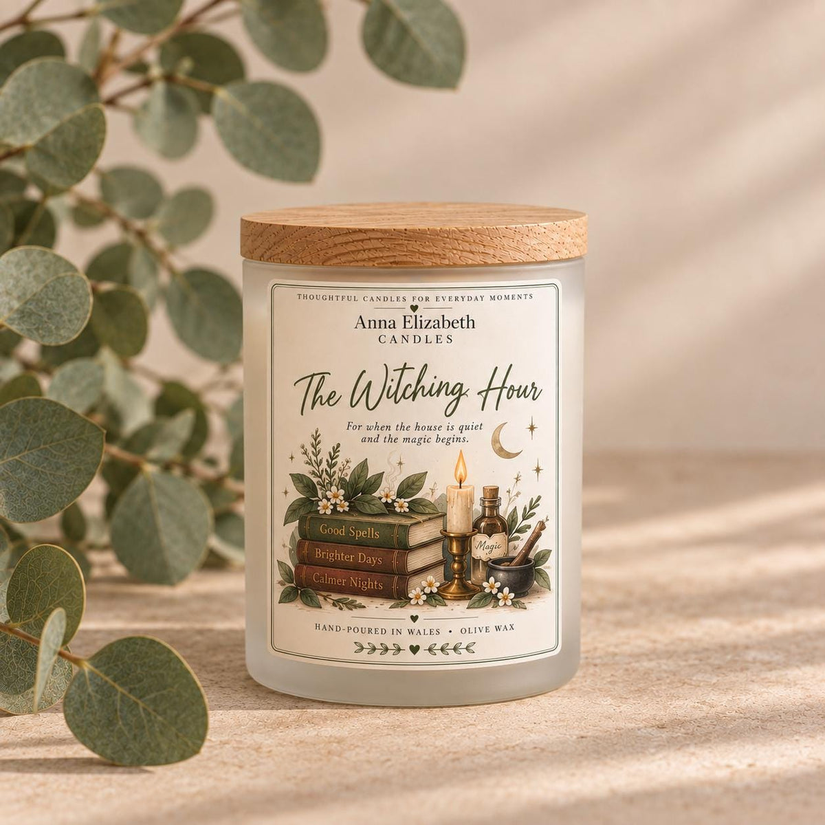 The Witching Hour Candle, Witchy Candle, Magic Inspired Gift, Autumn Candle, Cosy Candle, Witch Gift, Themed Candle