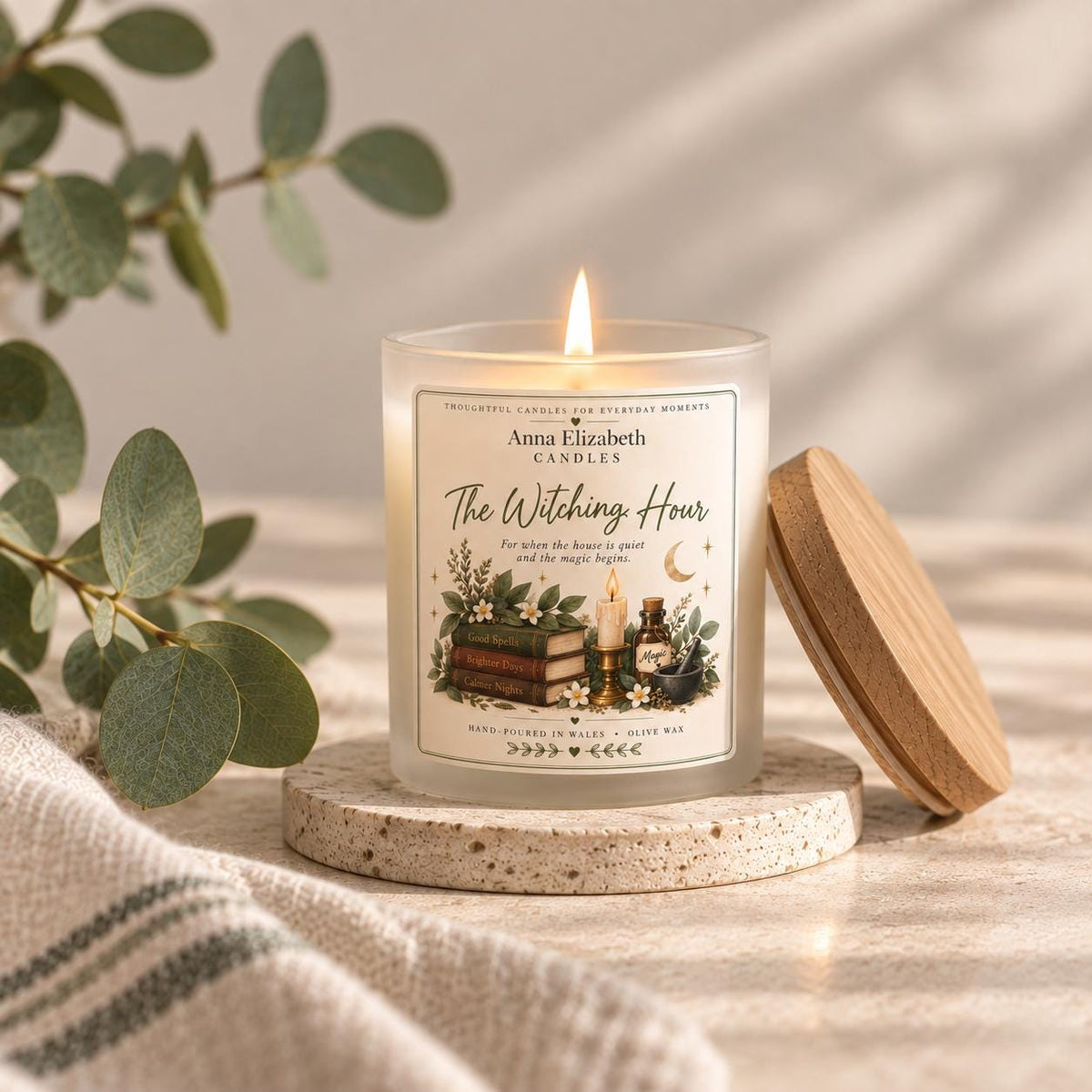The Witching Hour Candle, Witchy Candle, Magic Inspired Gift, Autumn Candle, Cosy Candle, Witch Gift, Themed Candle