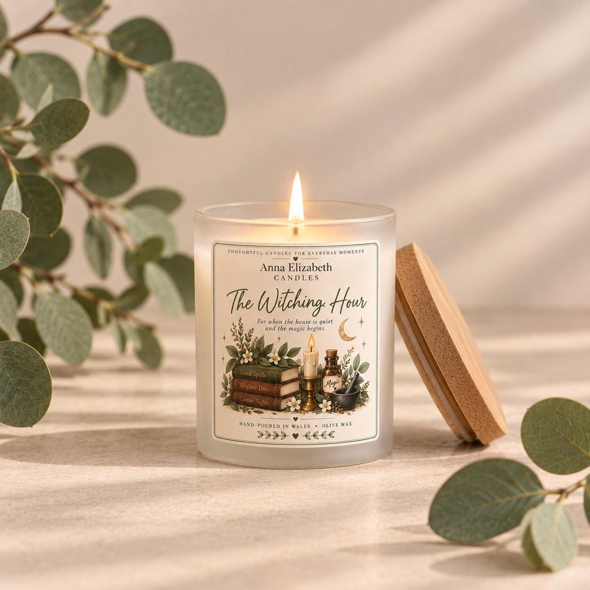 The Witching Hour Candle, Witchy Candle, Magic Inspired Gift, Autumn Candle, Cosy Candle, Witch Gift, Themed Candle